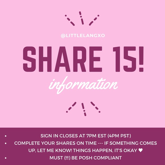 ❌CLOSED ❌ THURS JAN 23 • SHARE GROUP 15 - Picture 3 of 5